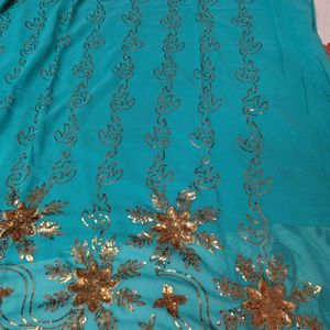 Beautiful Sequence Work Saree