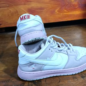 Pink And White Mix Sneaker For Female