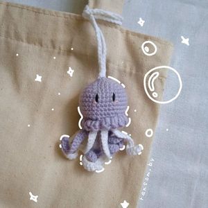 Cute Crochet Octopus Charm/Keychain!