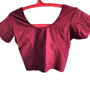 Maroon Stretchable Blouse