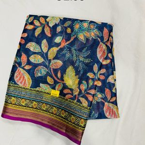 Printed Jute Cotton Jari