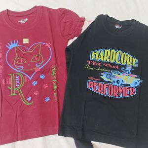 Combo Of 2 T-shirt For Boy N Girl, 65 Cm.