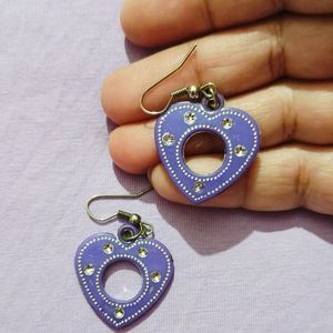 Purple Earrings