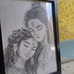 beautiful sketch of siyaraam