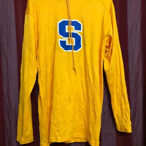 Badger Yellow Long Sleeve Hoodie