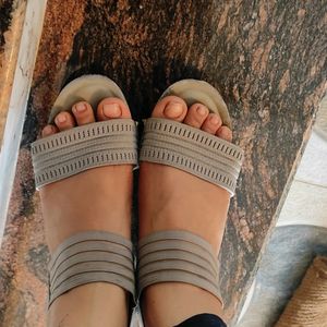 Grey heels with size 40