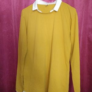 Full Sleeve Yellow T-shirt