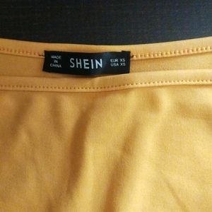 SHEIN Mustard Cord Set