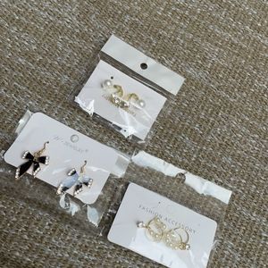 3 Pintresty Combo Earings