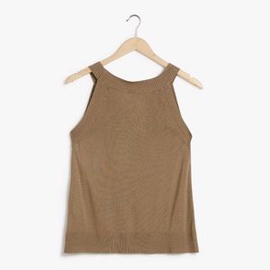 Lov By Westside Nude Color Halter Top