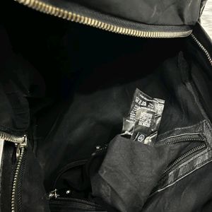 Philipp plein black unisex backpack