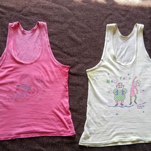 TWO COTTON TANK TOP