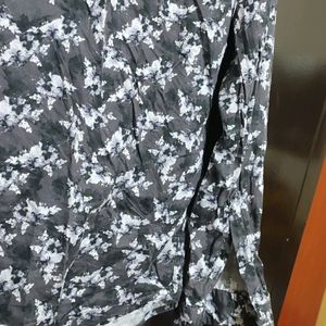 Grey Floral Print Shirt For Boy & Men 40 Chest