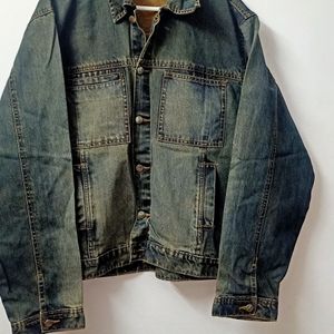 New Men Jacket With Heavy Denim Material