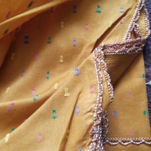 Dupatta Orangish Brown