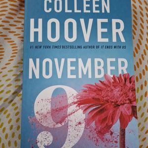 Colleen Hoover Book- November 9