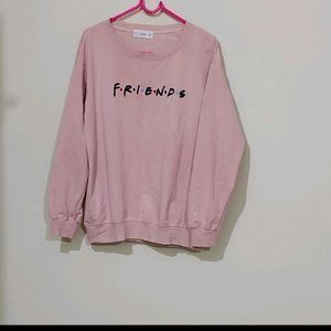 Peach Sweatshirt For Women