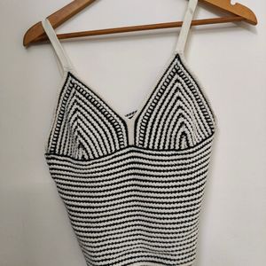 MANGO Crochet Top