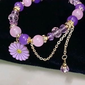 Beautiful Lavender 🪻 And Pink 🩷 Bracelet