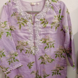 Whimsical Lavender Kurta Set