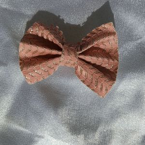 Topline Glitter Hair Bows Ties For Girls, Women