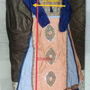 XL Anarkali Kurta For Women