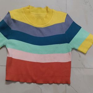 Colourful Crop Top