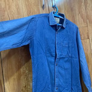 Denim Blue Full Sleeves Shirt