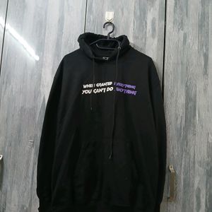 Black Oversize Hoodie