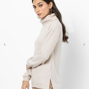 High Neck Knitted Pullover