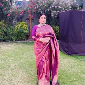 Purple Saree