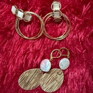 2 Pair Of Earrings Combo