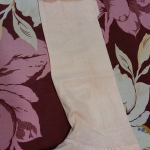 Light Peach Cotton Kurta