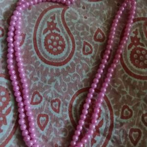 Pink Colour Pearl Beads