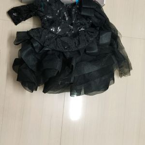 Black Frock For 1 Year Baby Girl