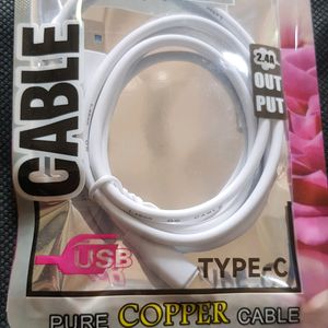 New FAST CHARGING TYPE CABLE