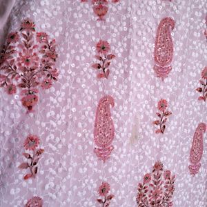 Pink Chikankari Suit Set❤️(Xl)