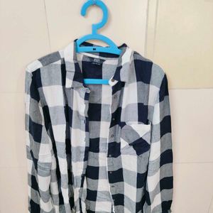 Black And White Checked tshirt