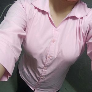 Pink Formal shirt For womens