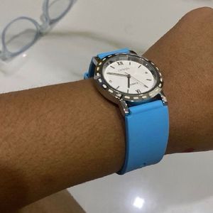 Amazing Blue Belt Watch
