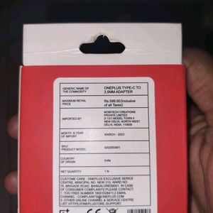 ONEPLUS ORIGINAL CABLE[SEAL PACKED]