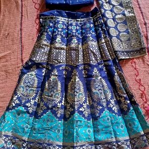 Beautiful Art Silk Lehnga Choli On Sale