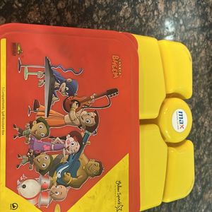 Red And Yellow Color Kids Tiffin