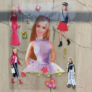 Stickers Barbie Doll Kids Girls Stationary Craft