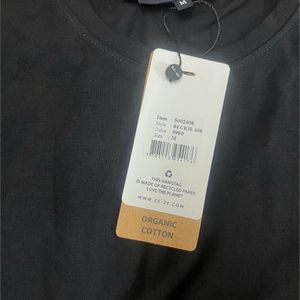 Women Black Tshirt With Tag