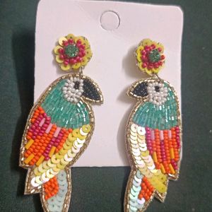 Bohot Colourful Beaded Earing