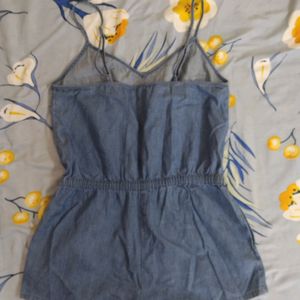 Forever 21 Denim Romper/Playsuit