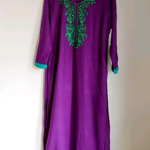 Purple Full Length Kurta