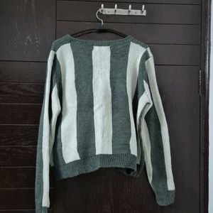 Striped Knit Sweater