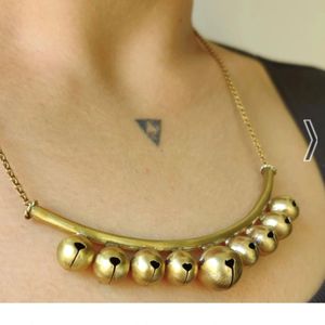 Brass Ghungroo Necklace  by QuirkSmith